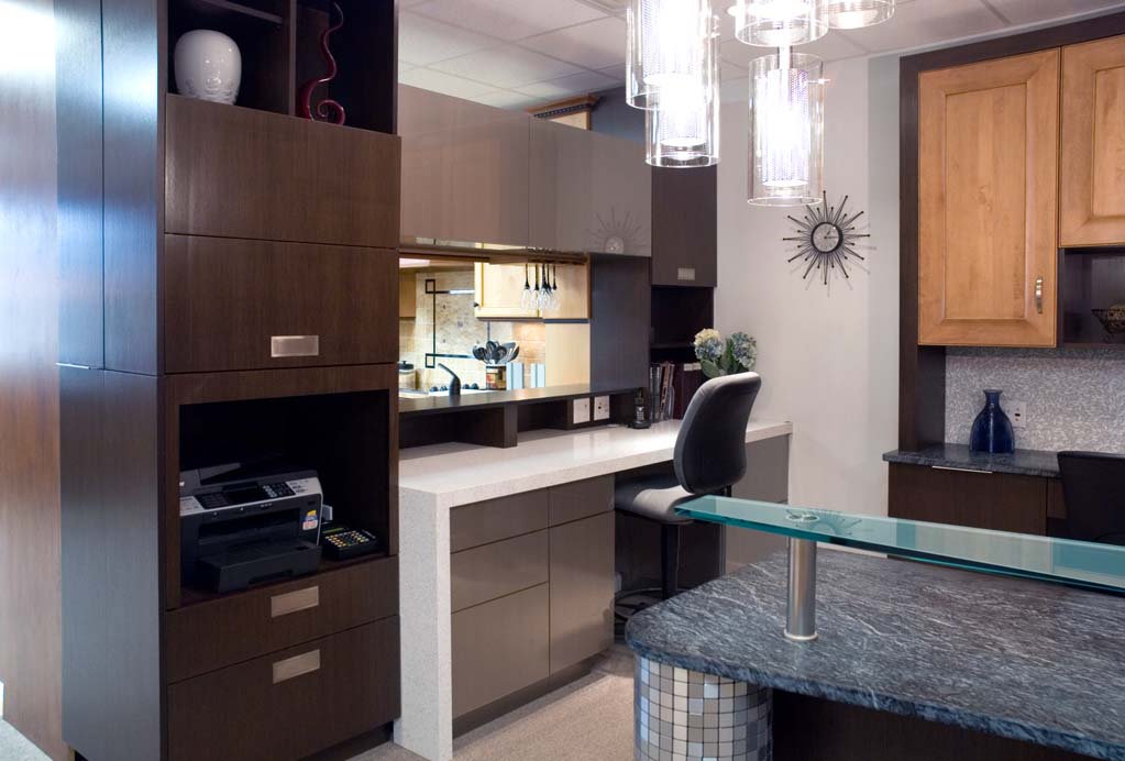 showroom, contemporary office design, contemporary cabinets
