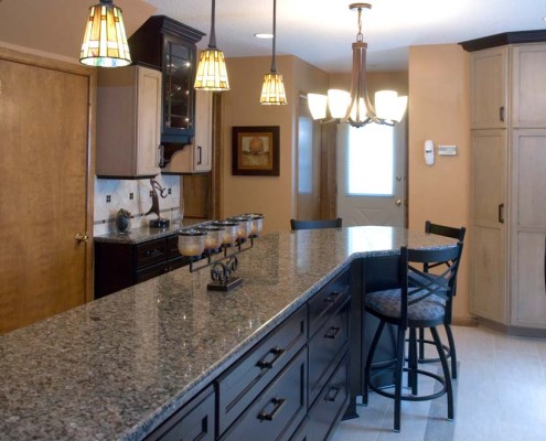 Transitional kitchen design